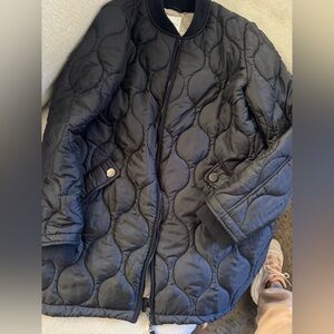 Avec Les Filles Black Puffer Jacket